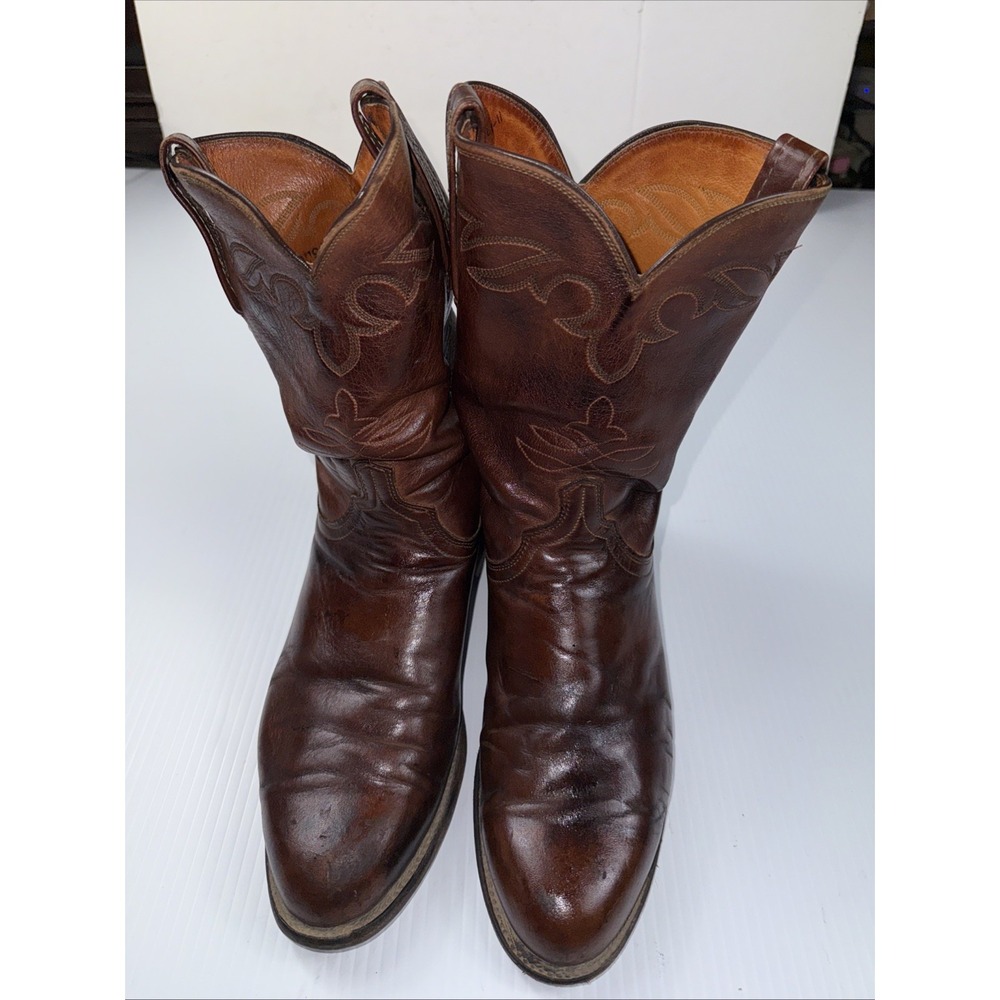 Lucchese Brown Cowboy Boots